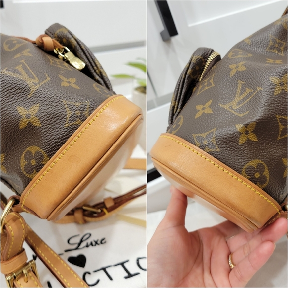 💕DISCONTINUED Very Rare Backpack LOUIS VUITTON Montsouris MINI Monogram - Picture 12 of 16